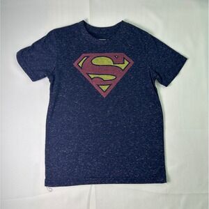 Superman Boys Small(7-8) S Graphic T-Shirt Short Sleeve Crew Neck Comic Book Tee